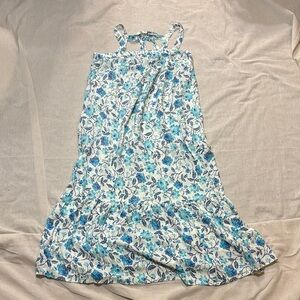 Old Navy Blue Floral‎ Midi Dress